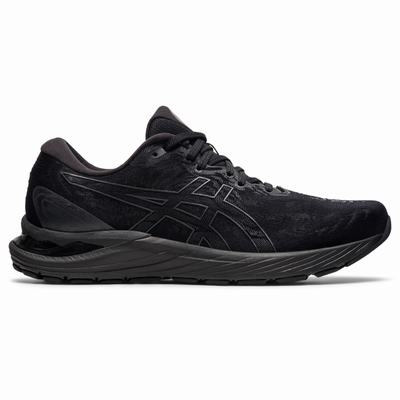 Asics Gel-Cumulus 23 - Miesten Juoksukengät - Mustat/Syvä Harmaat